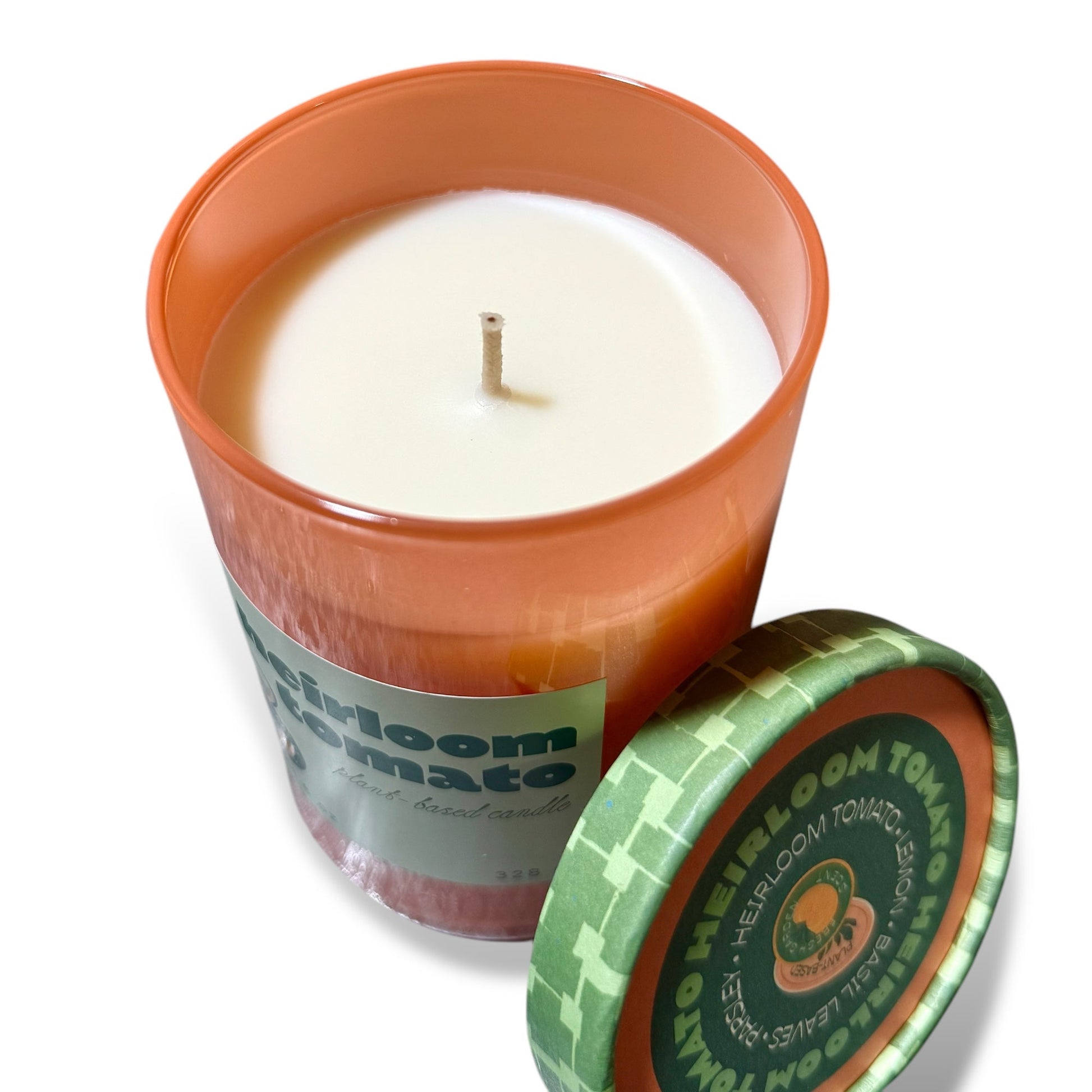 Heirloom Tomato Farmers Market Glass Candle - - Candles & Accessories