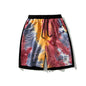 Summer New Tie-Dye Shorts Men S Drawstring Loose Print Trend - Red - 0