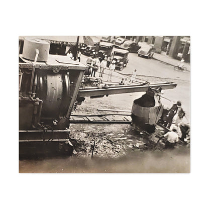 Concrete Worker Stretched Canvas 1.5" 30″ x 24″