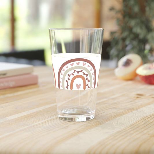 Boho Rainbow Pint Glass - Kia Day Design