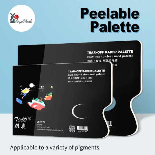 Disposable Tear-Off Palette Pad for Oil/Acrylic/Watercolor