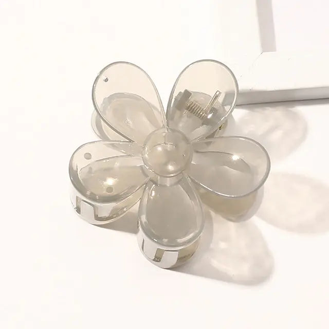 Geometric Flower Hair Clip Set