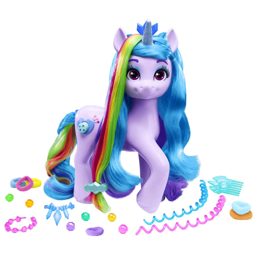 My Little Pony: Tell Your Tale Rainbow Styles Izzy Moonbow Hair Styling Figure with Sounds - - Toy