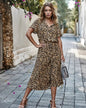 Ladies Short Sleeve Summer Long Dress - Kia Day Design