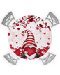 SEVENBABU Valentines Day Round Table Cover - Valentine's Dayhoe4813 60" (Round) - table cloth