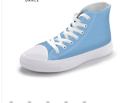 High Top Canvas Sneakers - Kia Day Design