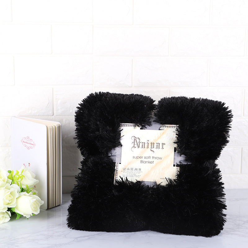 2 Ply Shaggy Fleece Super Soft White PV Plush Blanket