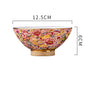 Chinese Enamel Ceramic Tableware A-5 inch bowl