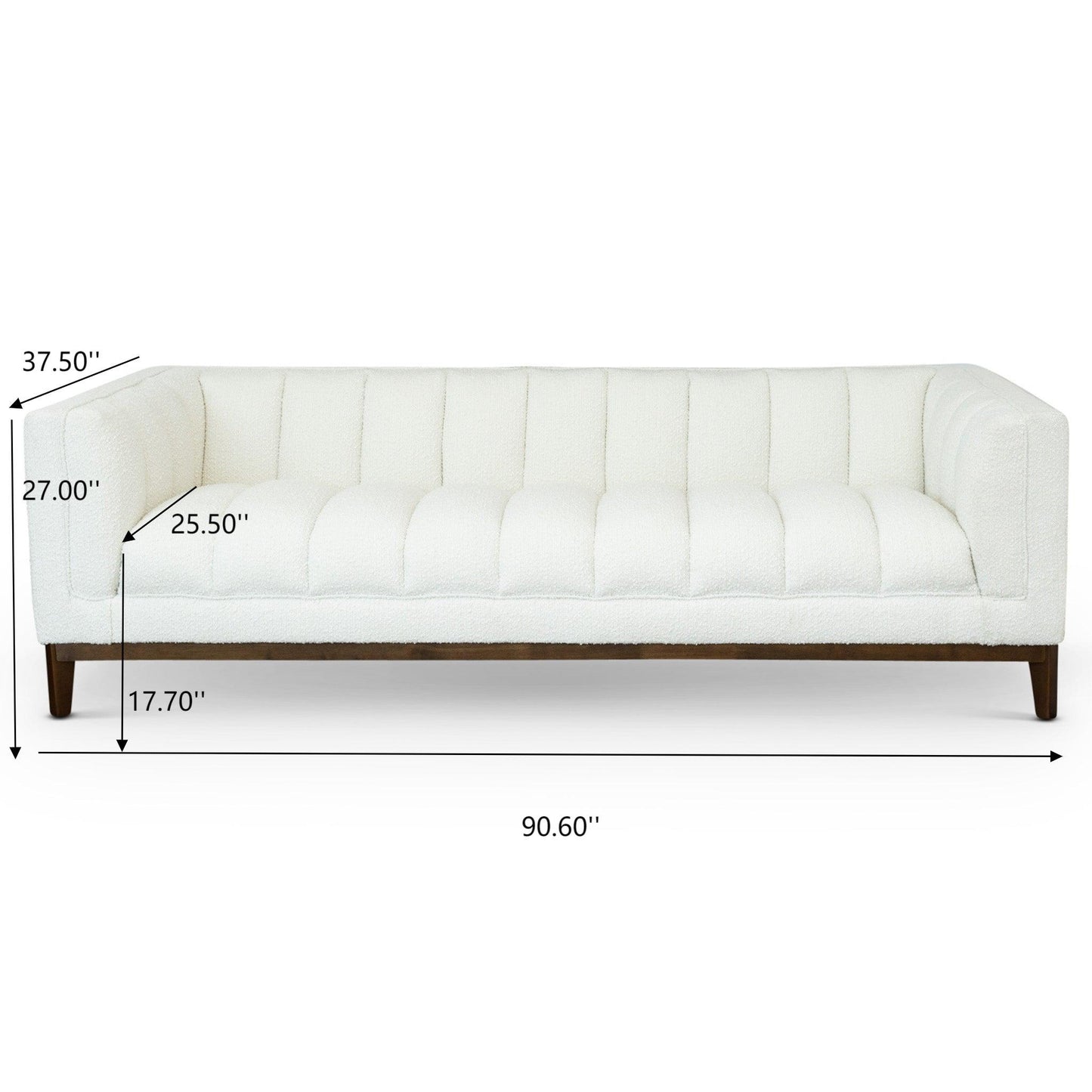Melissa - Mid Century Modern Sofa- HouseOfZazla- {{Product type}}