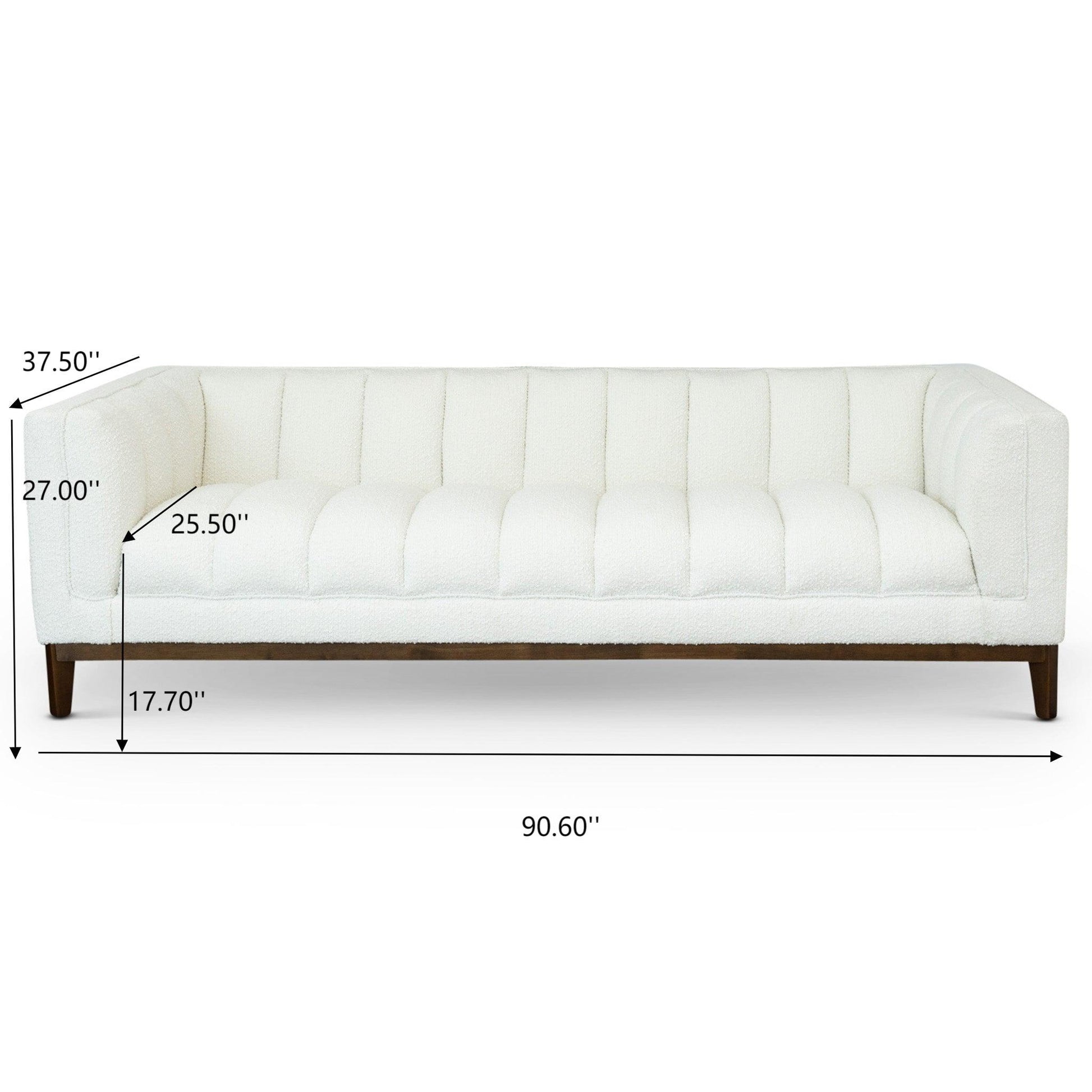 Melissa - Mid Century Modern Sofa- HouseOfZazla- {{Product type}}