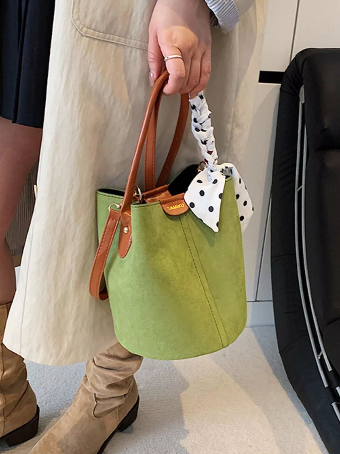 Bucket Crossbody Bag - -