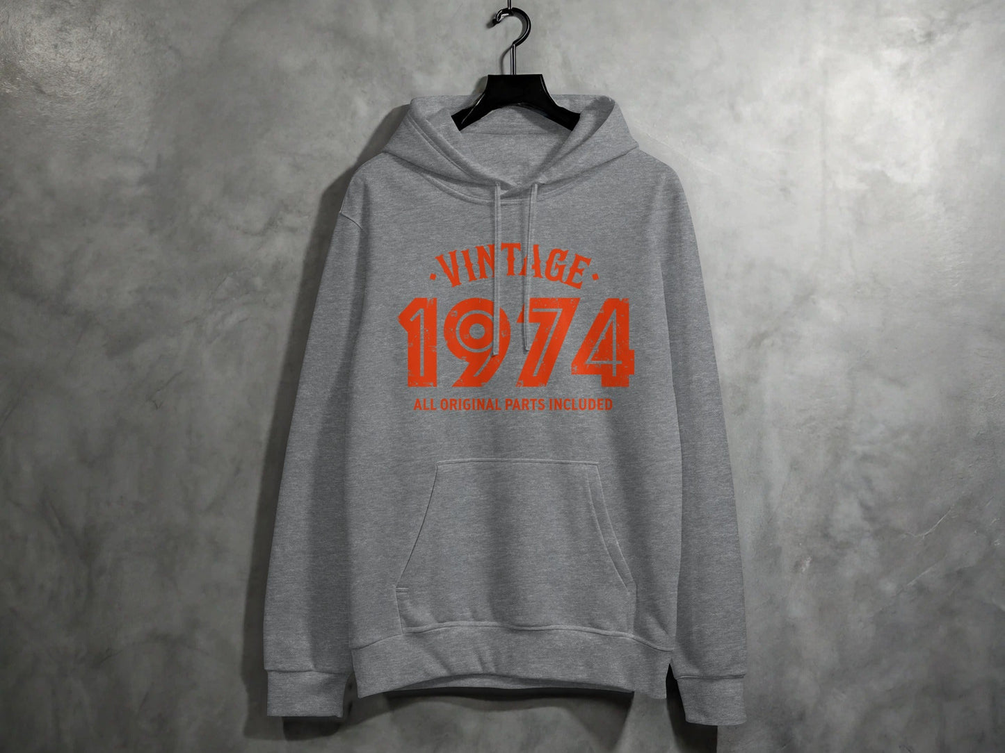 Vintage 1974 All Original Parts Included Design Hoodie- Cloud 16 Clothing Co.- {{Product type}}