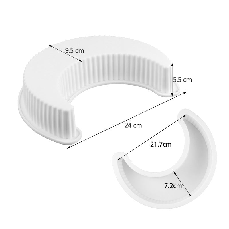 Moon Shape Silicone Cake Mold - - cake mold