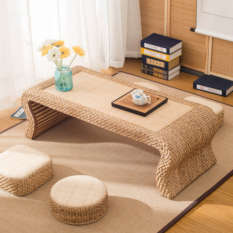 Japanese Style Rattan Tatami Cushions - - Seat