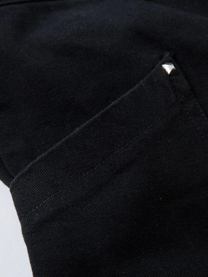 Men's Wide Leg Cargo Jeans - -