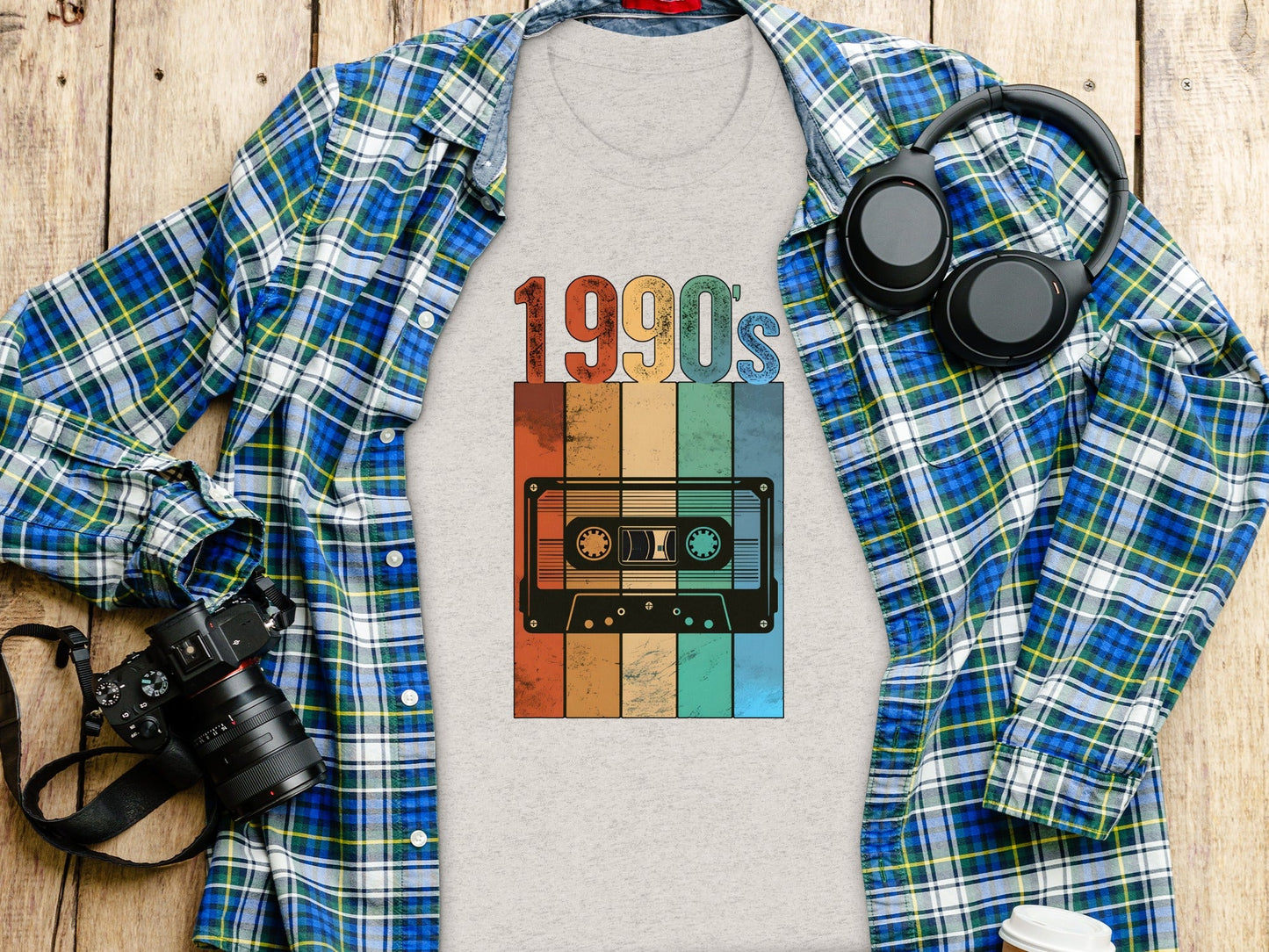 Vintage Cassette Tape with 1990s Design Retro T-Shirt- Cloud 16 Clothing Co.- {{Product type}}