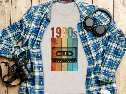 Vintage Cassette Tape with 1990s Design Retro T-Shirt- Cloud 16 Clothing Co.- {{Product type}}