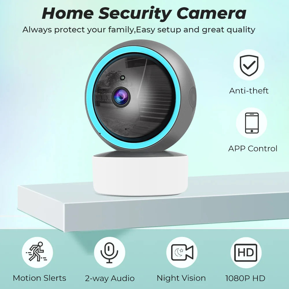 1080P WiFi Two Way Surveillance Automatic Tracking