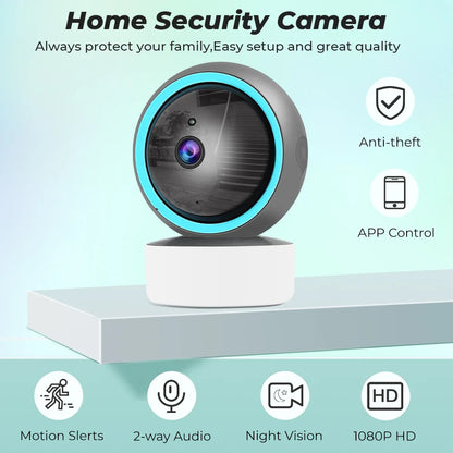 1080P WiFi Two Way Surveillance Automatic Tracking