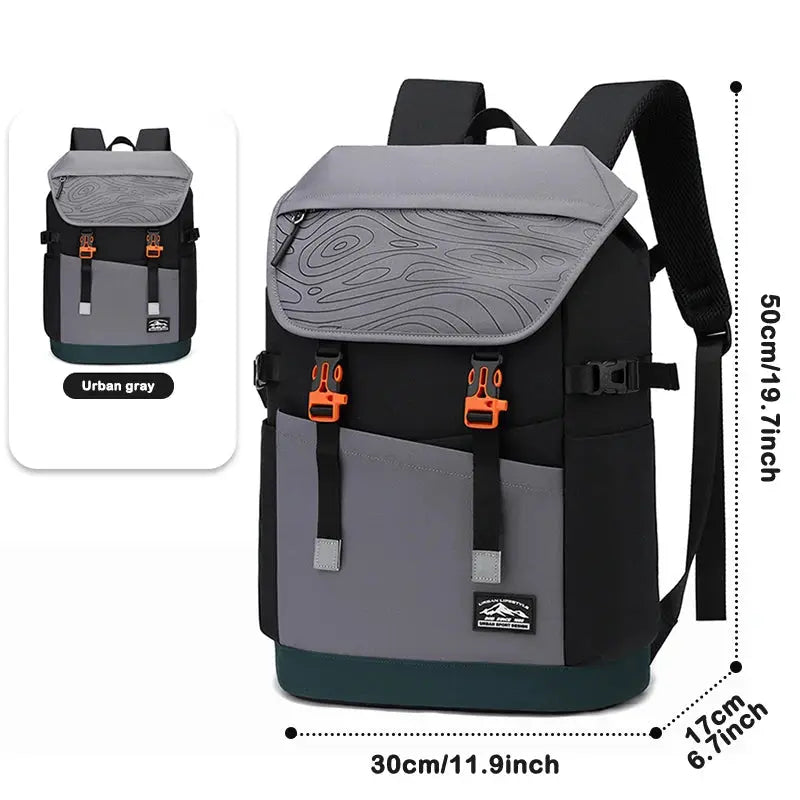 Large Capacity Backpack grey