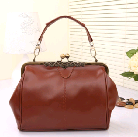 Vintage Spanish Messenger Bag - Handheld & Shoulder Style - Brown - shoulder bag