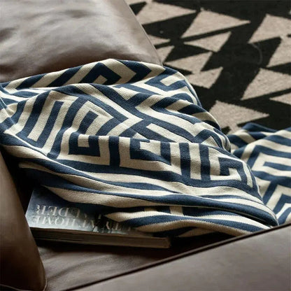 Knitted Throw Blanket - Kia Day Design