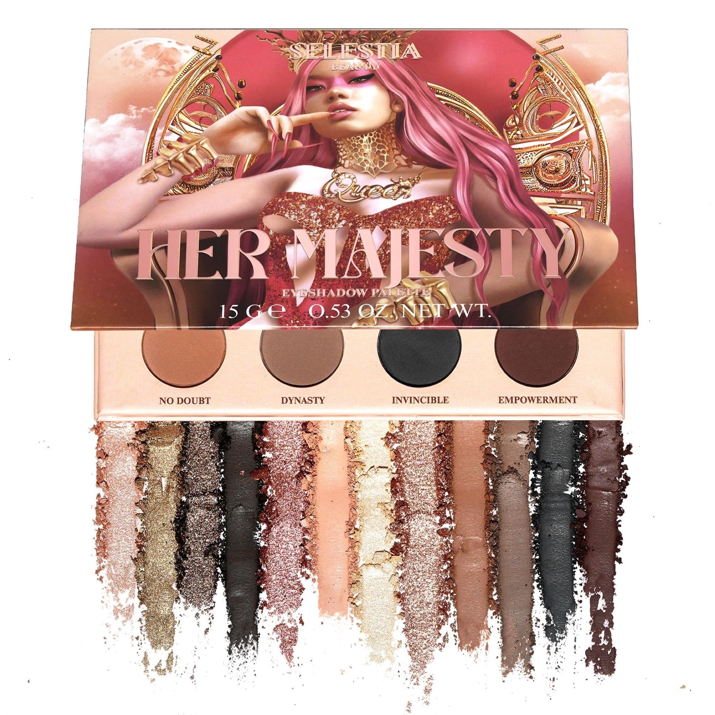 SELESTIA BEAUTY Nude Eyeshadow Palette - - eyeshadow