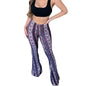 Ethnic Tribal Print Palazzo Hose Violet Extra Large