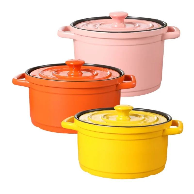 Classic Durable Colorful Ceramics Enamel Casserole Pot Dutch Oven