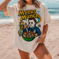 Spooky Horror Cereal Tee - Funny Halloween Killer Breakfast Shirt, Creepy Cereal Box Graphic - MYERS MUNCH - T-Shirt