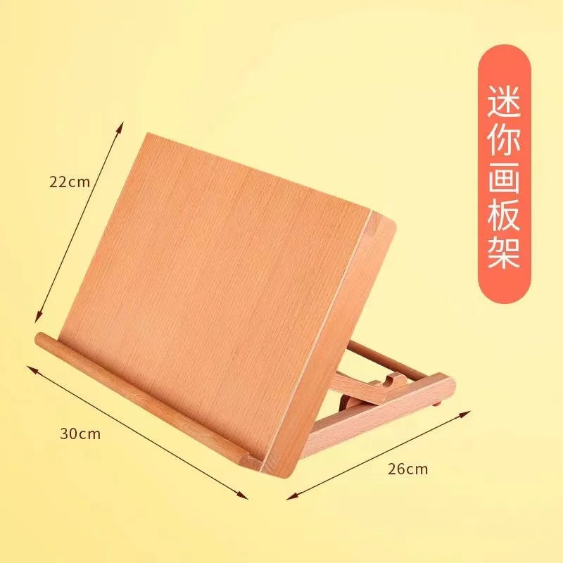 Folding Easel Portable Wood Desk Easel for Painting