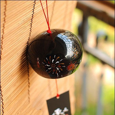 Japanese Cherry Blossom Ceramic Wind Chimes - A5 - Wind Chimes