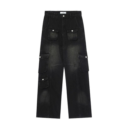 Denim Jeans Pants - Black 2XL - jeans