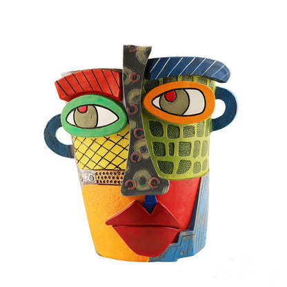 Outdoor Courtyard Crafts Funny Flowerpot Decoration - - 0