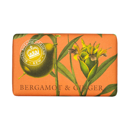 The English Soap Company Royal Botanical Gardens Kew Wrapped Soap Bar Luxury Bergamot Shea Butter - - soap