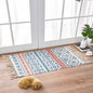 Nordic Style Cotton Linen Area Rug for Home Entrance Kia Day Design
