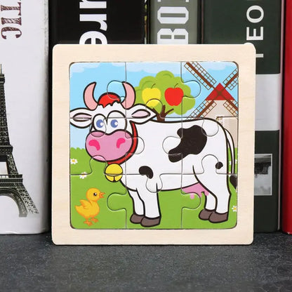 Kids Wooden 3D Puzzle - Kia Day Design