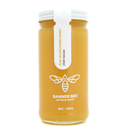 Raw Soft-Set Wildflower Honey - 9oz jar - Raw Honey