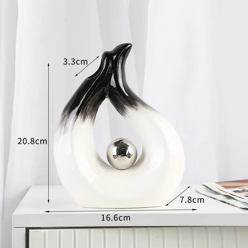 Decorative Shaped Ceramic Vases - Kia Day Design