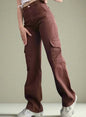 Retro Y2K Tech wear Cargo Pants Brown