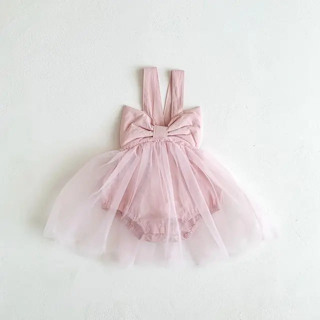 Baby Girl Bodysuit Dress - Pink 73cm 9M - baby clothes