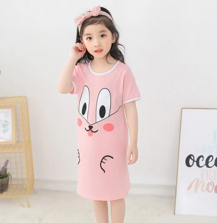 Summer Girls Nightgown Pajamas - Kia Day Design