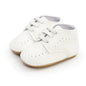 Multicolor Retro Leather Shoes Baby white 7-12 Months