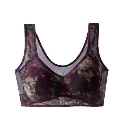 Floral Breeze Wireless Comfort Bra: Effortless Elegance & All-Day Support Kia Day Design