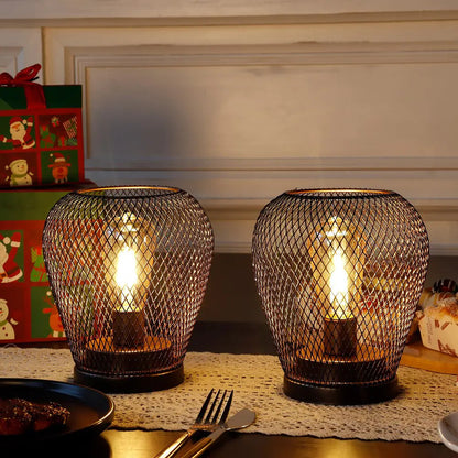 Metal Cage Table Lamp Kia Day Design