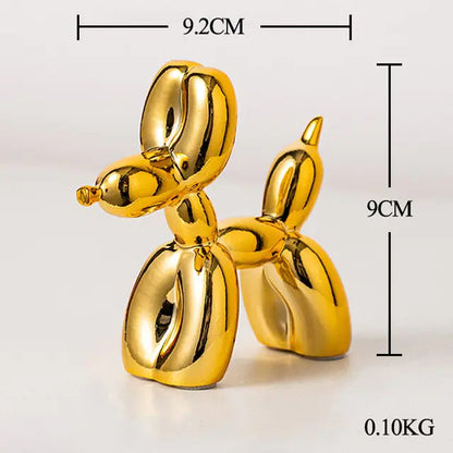 Nordic Resin Balloon Dog Statue Kia Day Design