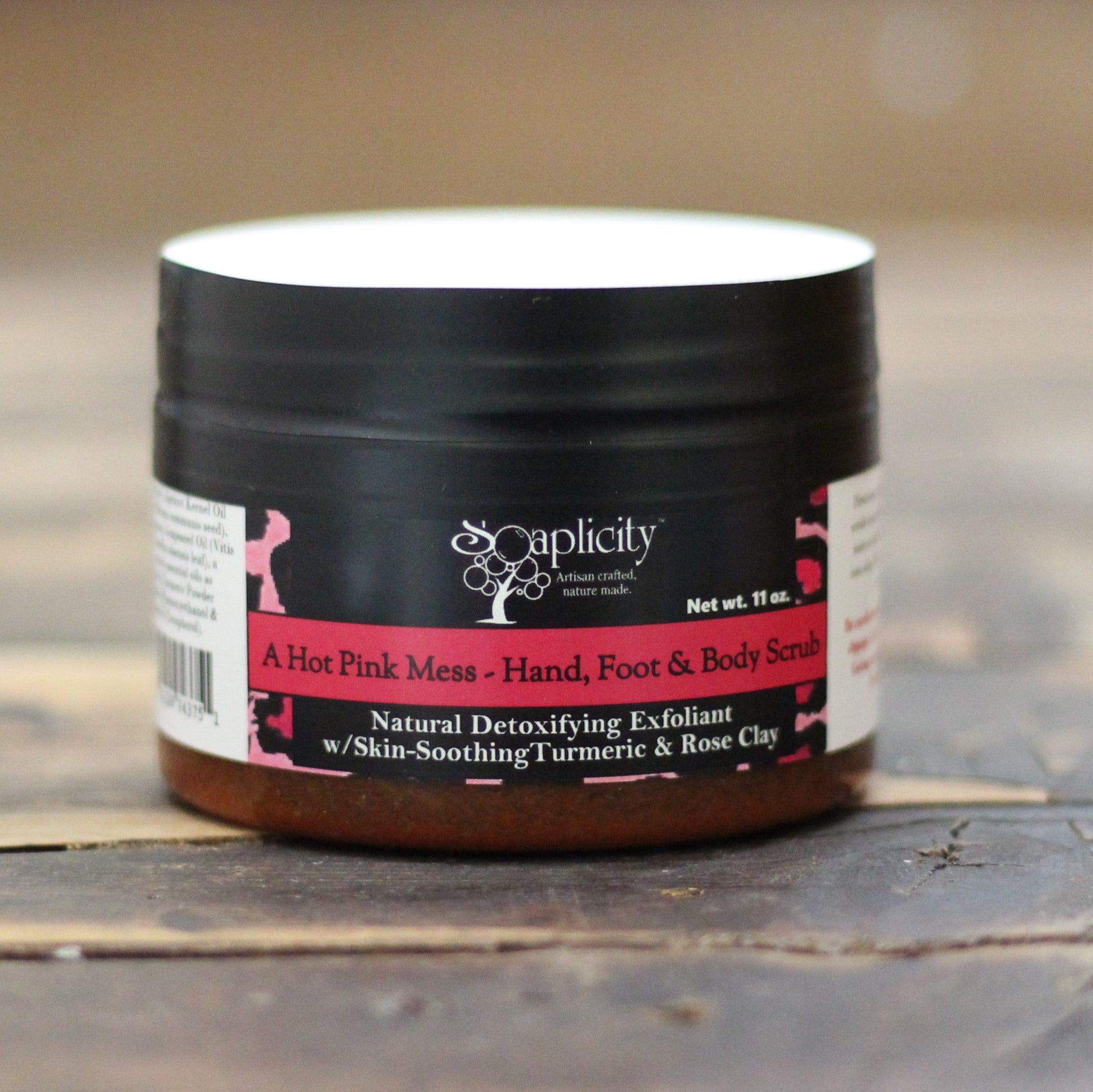 A Hot Pink Mess Hand, Foot & Body Sugar Scrub - - Body Scrub