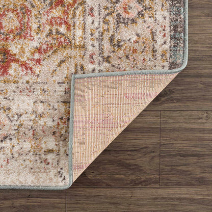 Peeta Brown Medallion Area Rug - - Rugs