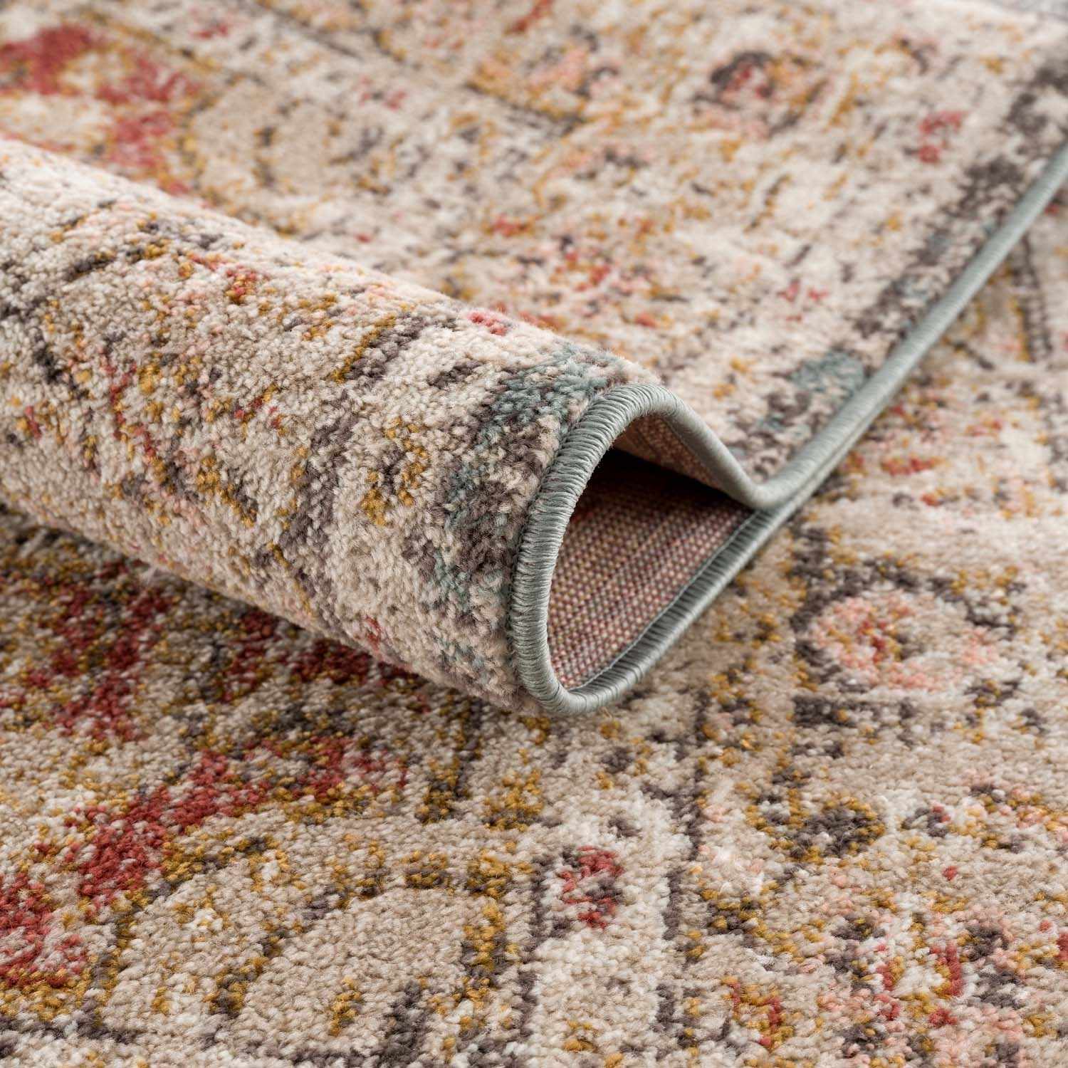 Peeta Brown Medallion Area Rug - - Rugs