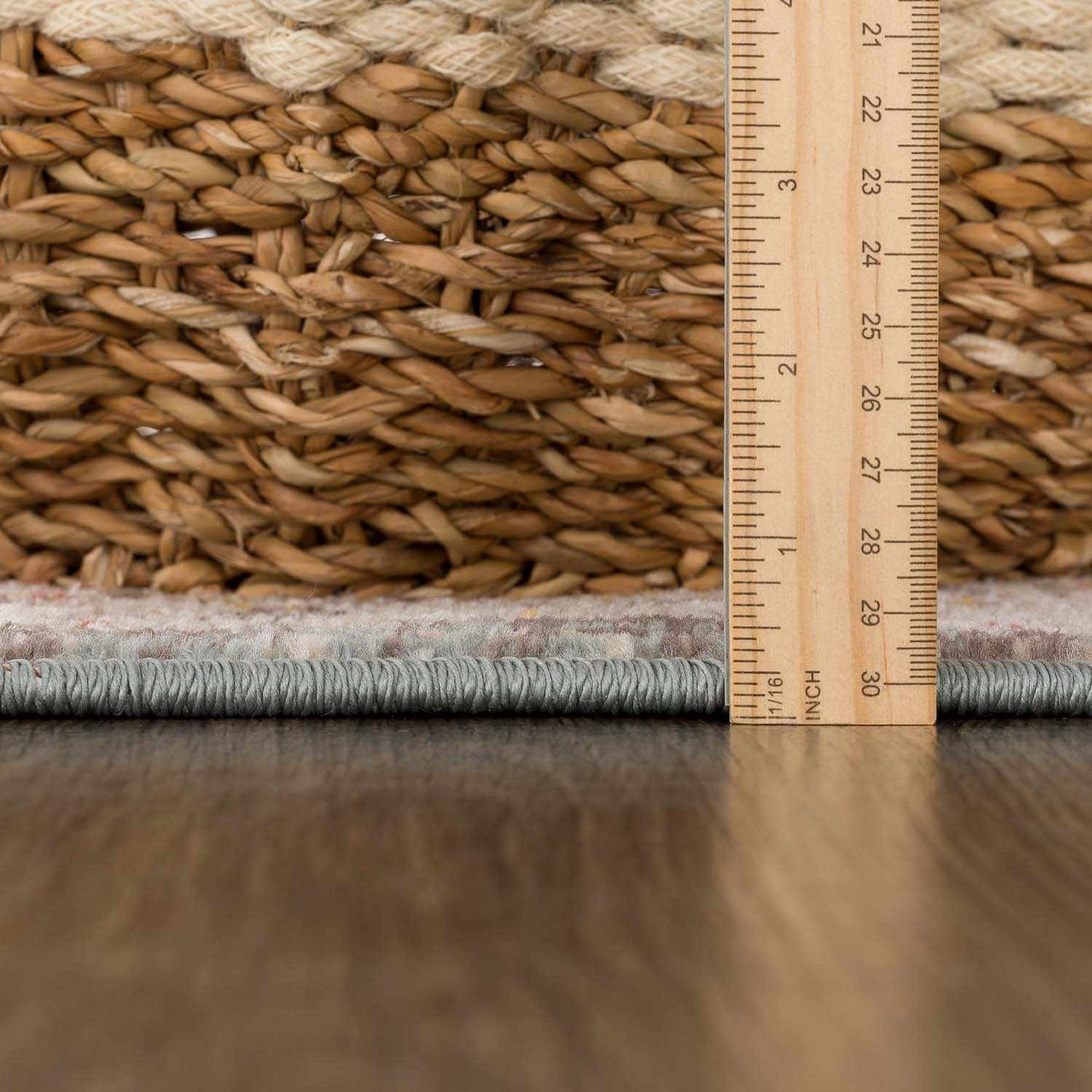 Peeta Brown Medallion Area Rug - - Rugs